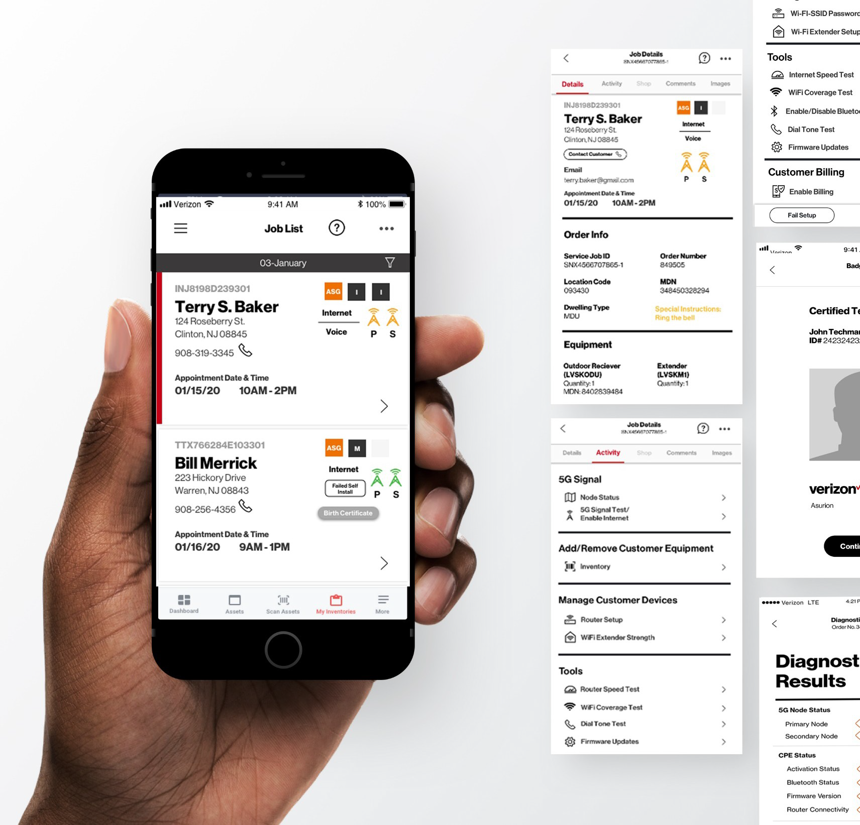 Verizon Self-to-Pro installer app hero